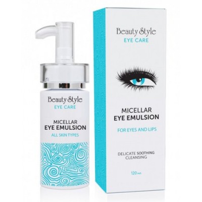 Мицелярный лосьон для демакияжа глаз и губ, Beauty Style, 120 мл